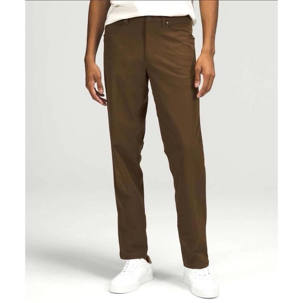 Lululemon Men’s Sz 30x33 ABC Pants Classic Fit Deep Artifact Warpstreme Work‎